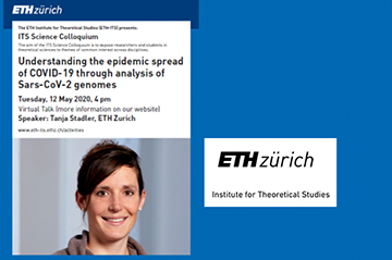 Tomorrow Virtual Talk by Tanja Stadler: Understanding the epidemic spread of COVID-​19 through analysis of Sars-​CoV-2 genomes