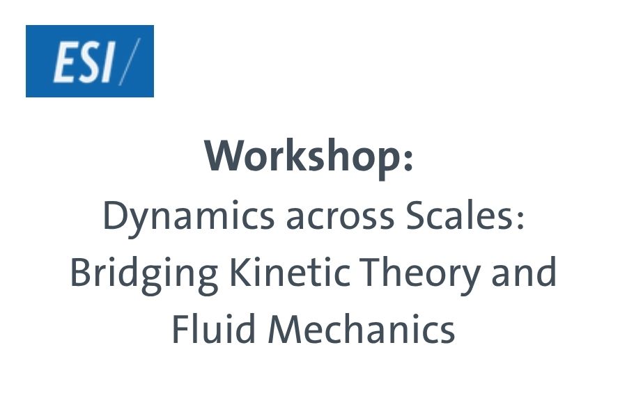 ESI Workshop: Dynamics across Scales: Bridging Kinetic Theory and Fluid Mechanics