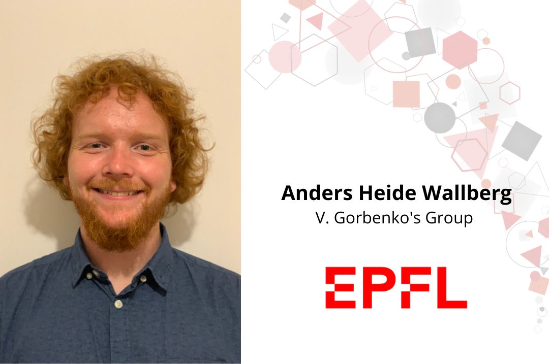 New member: Anders Heide Wallberg (EPFL, V. Gorbenko's Group)