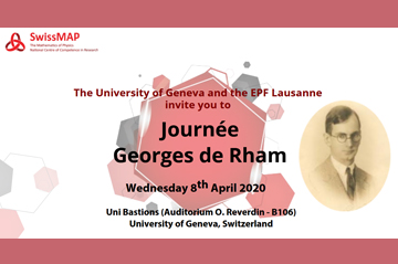 Journée Georges de Rham - Registration now open