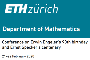 Jürg Fröhlich's presentation slides: A theorist remembers Ernst Specker and tries to assess his ideas on quantum mechanics