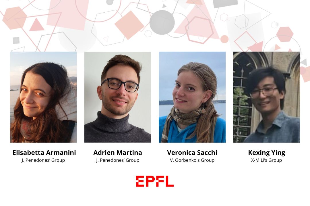 New Members : Elisabetta Armanini, Adrien Martina,Veronica Sacchi & Kexing Ying (EPFL)