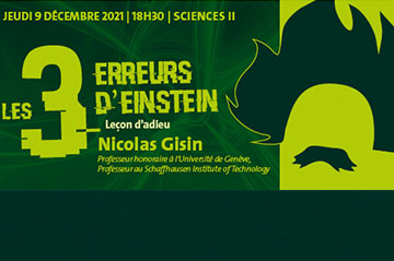 Farewell lecture by our member Nicolas Gisin (UNIGE)